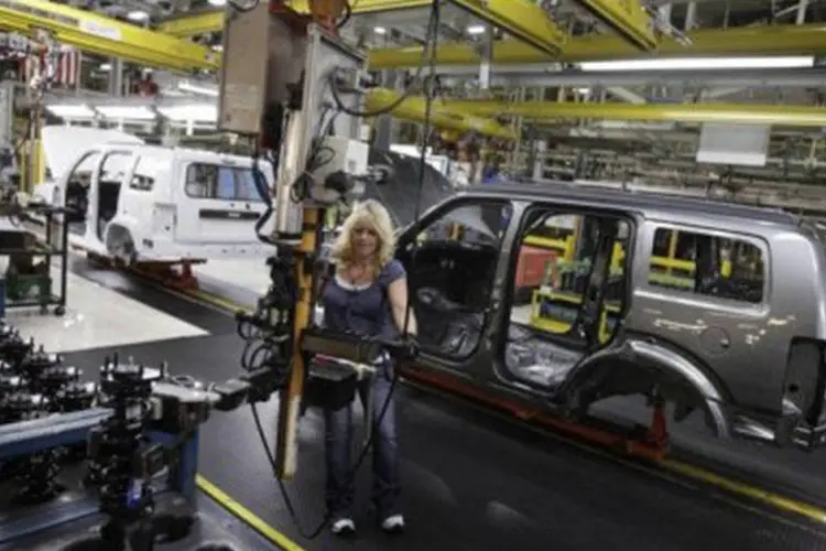 Fábrica em Toledo, Ohio: os EUA anunciaram que as taxas afetam mais de 80% de suas exportações para a China
 (J.D. Pooley/AFP)