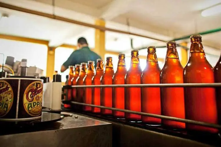 
	F&aacute;brica da cerveja colorado, em Ribeir&atilde;o Preto: a empresa exporta para mercados como Fran&ccedil;a e Estados Unidos
 (Divulgação)