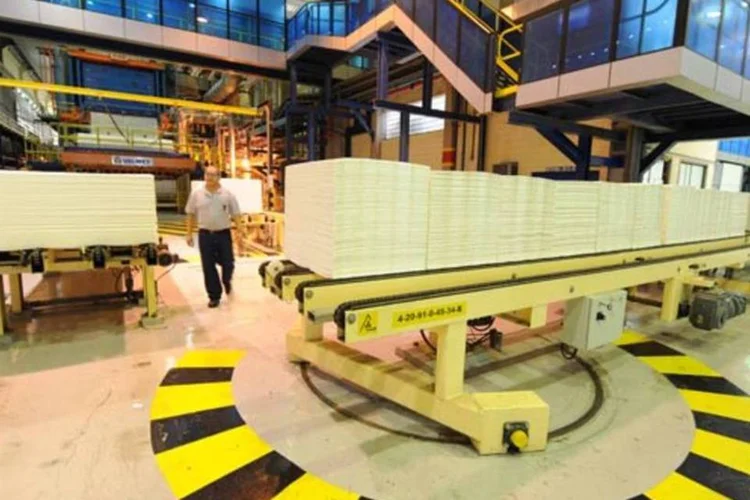 Fábrica da Fibria: as exportações foram responsáveis por 84% das vendas do segundo trimestre da empresa
 (Germano Lüders/EXAME)