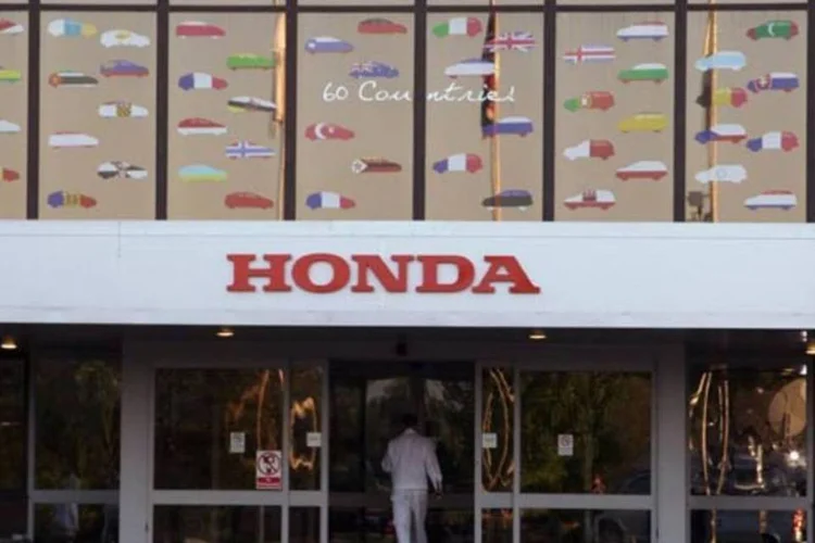 Fábrica da Honda na Inglaterra: no Japão, produção só será retomada nesta semana (Getty Images)