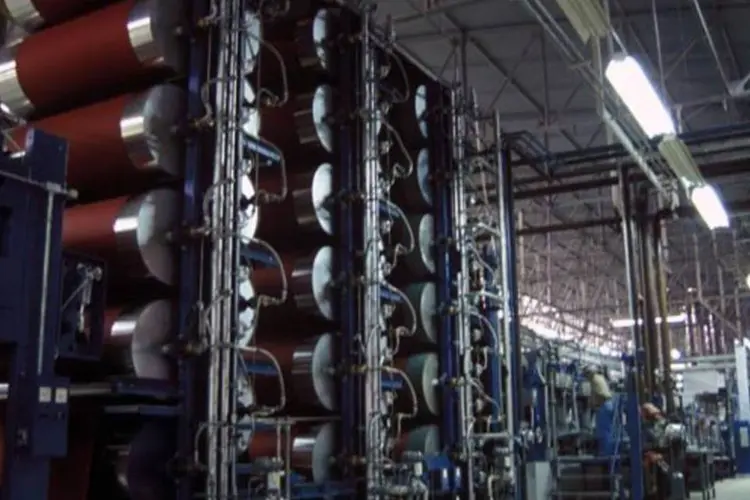 Fábrica da Vicunha Têxtil: empresa é uma das que se instalaram recentemente na Argentina (Paulo Francisco/VEJA)