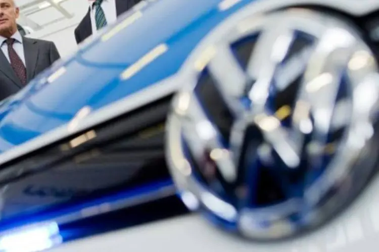 
	A fabricante alem&atilde; Volkswagen: as a&ccedil;&otilde;es de montadoras europeias estavam entre as que tinham os melhores desempenhos na regi&atilde;o
 (Julian Stratenschulte/AFP)