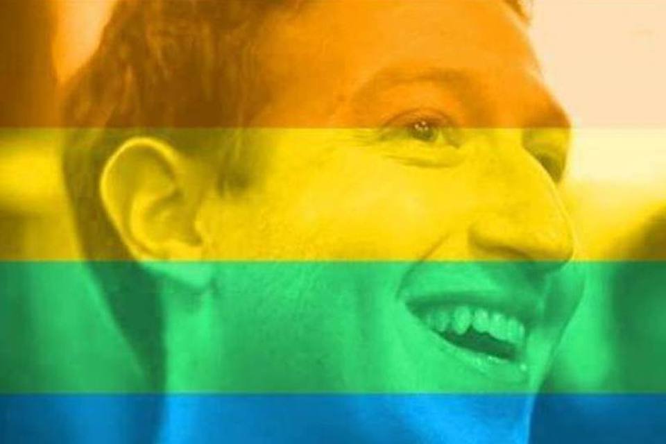 Facebook dá apoio a casamento gay através de fotos coloridas