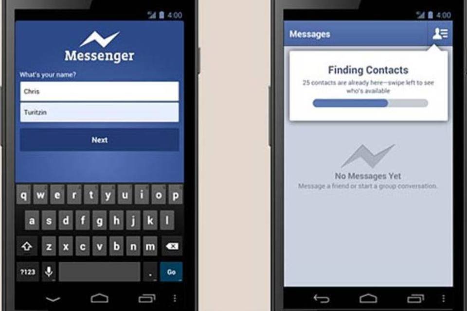 Facebook anuncia Messenger para quem não usa Facebook