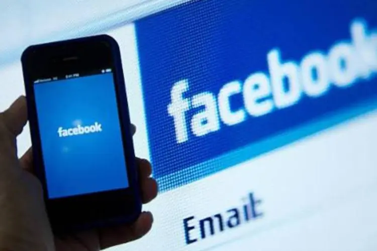 
	Facebook: a tela apresentada no Facebook mistura um link verdadeiro e um falso
 (KAREN BLEIER/AFP)