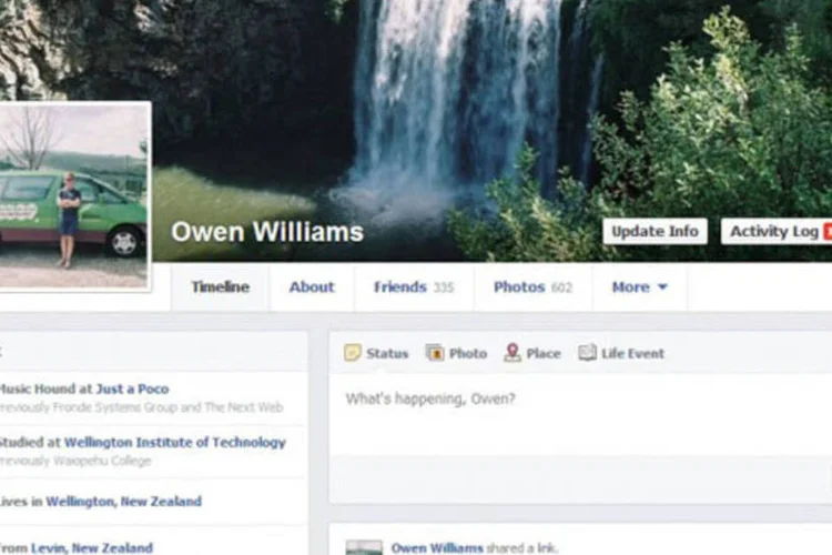 
	Linha do Tempo: novo design est&aacute; sendo testado pelo Facebook com grupos de usu&aacute;rios da Nova Zel&acirc;ndia
 (Reprodução/Exame.com)