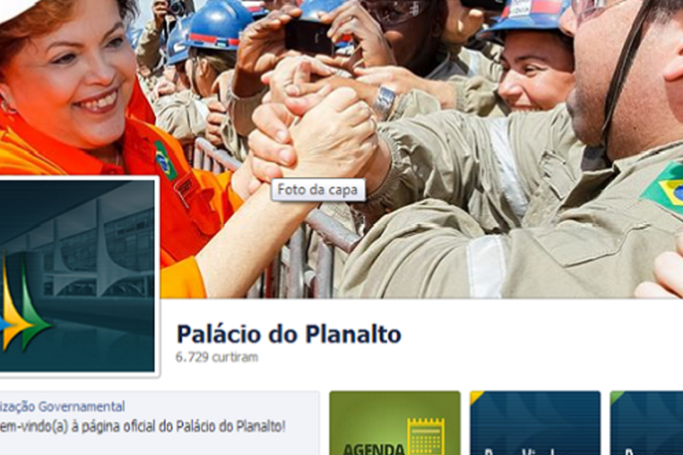 Dilma inaugura página oficial da Presidência no Facebook