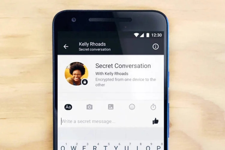 Conversas secretas: o recurso implantado pela rede social é semelhante ao de outros aplicativos como o Telegram e o WhatsApp, que também já adotaram a mesma tecnologia (Divulgação/Facebook)