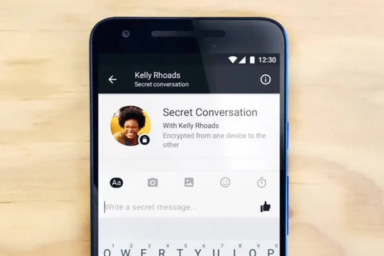 
	Conversas secretas: o recurso ainda est&aacute; em fase de testes, mas deve chegar a todos os usu&aacute;rios
 (Divulgação/Facebook)