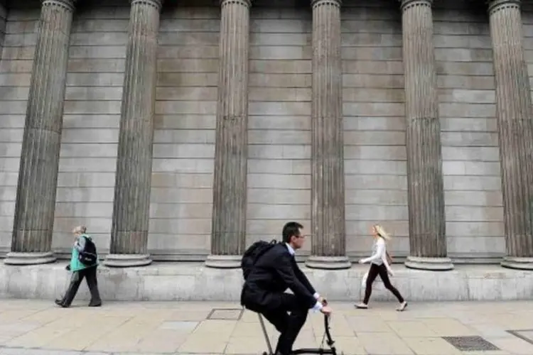 
	Fachada do Banco da Inglaterra, em Londres
 (Paul Hackett/Reuters)