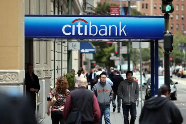 Citibank: banco registrou queda no lucro de 88% no terceiro trimestre (Justin Sullivan/Getty Images)