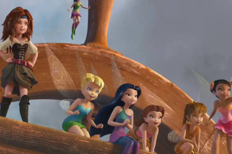 Cena do filme "Tinker Bell: Fadas e Piratas"  (Divulgação / Disney)