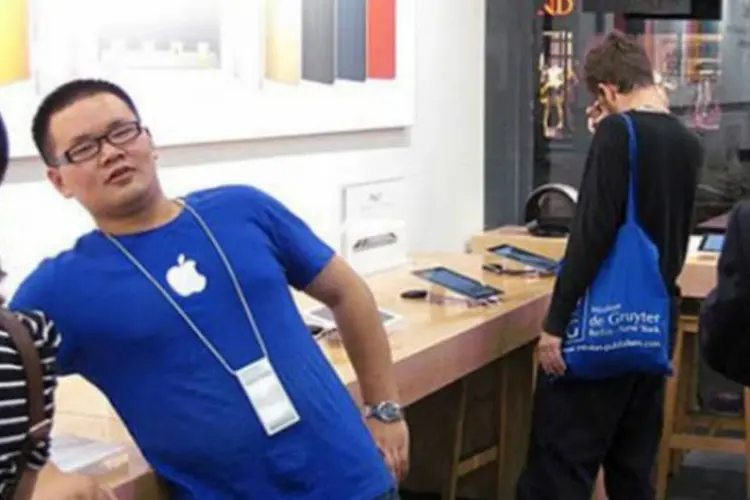 Uma falsa Apple Store na cidade chinesa de Kunming causou controvérsia internacional (Reprodução/BirdAbroad)