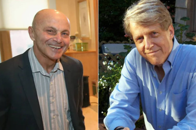 
	Eugene Fama e Robert Shiller, ganhadores do Nobel de Economia: o primeiro defende&nbsp;que os mercados s&atilde;o eficientes, o outro, que eles n&atilde;o s&atilde;o
 (Scott Olson/Getty Images/REUTERS/Michelle McLoughlin)