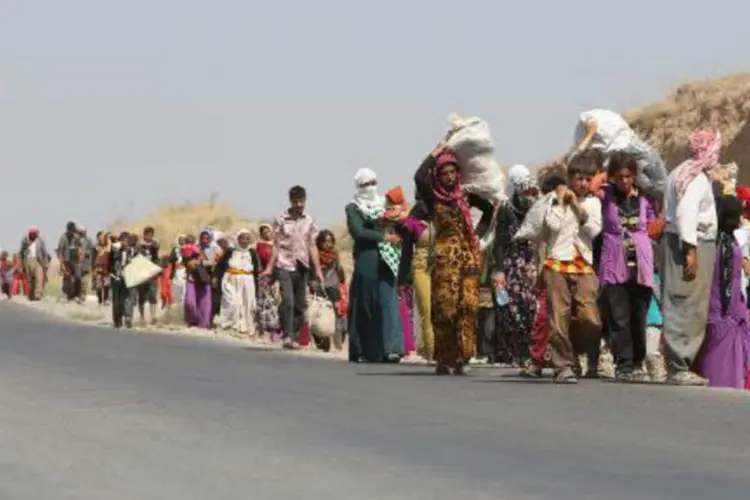 
	A maioria dos deslocados &eacute; da prov&iacute;ncia de Anbar, com mais de 276 mil pessoas refugiadas entre abril e junho
 (Ahmad al-Rubaye/AFP)