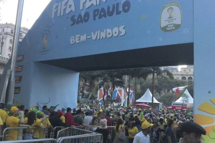 
	Fifa Fan Fest em S&atilde;o Paulo: evento contou com show de Luan Santana
 (Marina Pinhoni / EXAME.com)