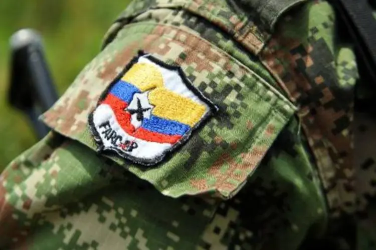 
	Farc: militares soltos foram recebidos por representantes dos governos de Cuba e Noruega, avalistas das negocia&ccedil;&otilde;es de paz
 (Luis Robayo/AFP)
