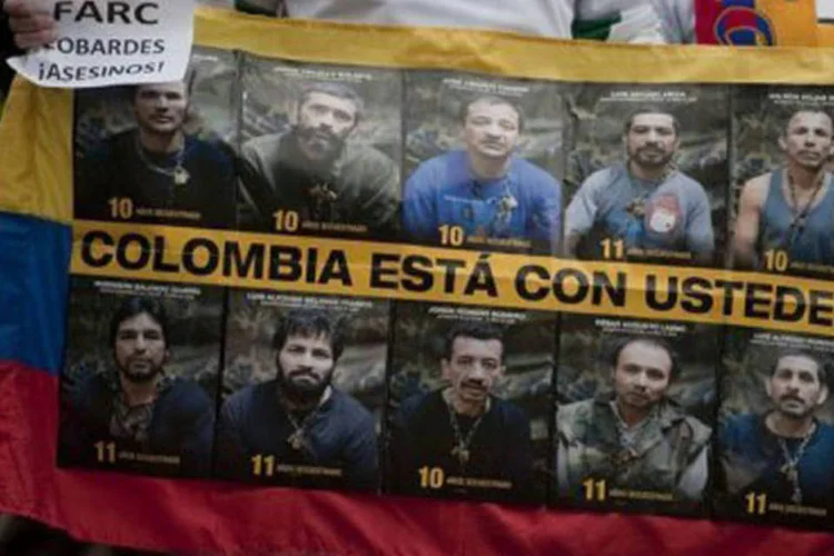 
	Santos revelou, em 27 de agosto, que seu governo tem mantido&nbsp;&#39;&#39;conversas com as Farc para buscar o fim do conflito&#39;&#39;
 (Luis Acosta/AFP)