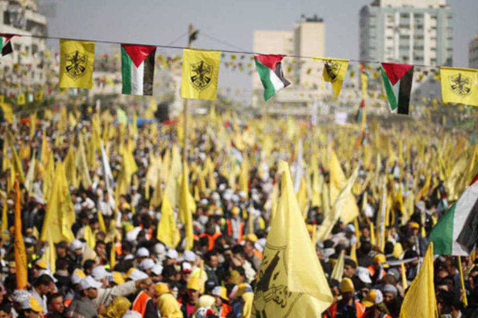 Abbas aposta em unidade palestina durante manifestação