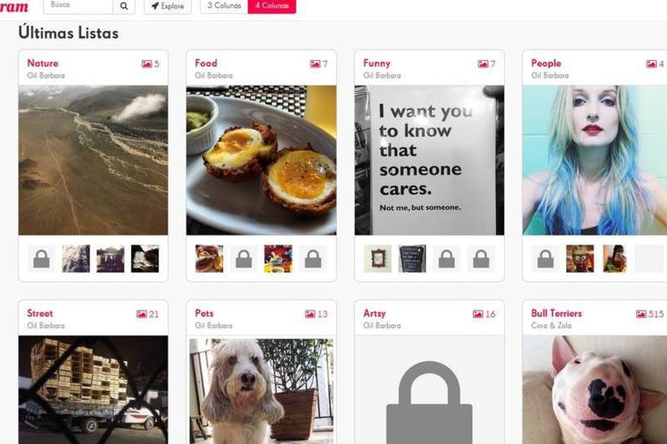 Favstagram organiza fotos do Instagram em listas