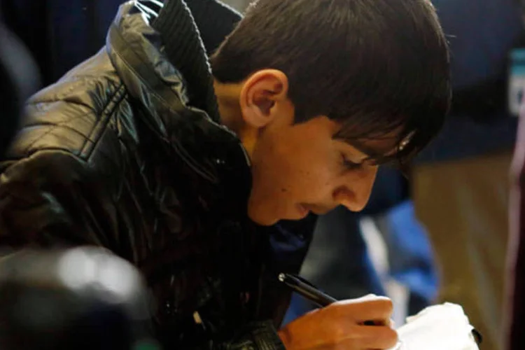 Fawad Mohammadi foi escolhido para interpretar um dos papéis principais de 'Buzkashi Boys' (2012), uma coprodução afegã-americana rodada nas montanhas de Cabul. (Reuters)