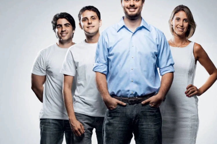 Renato Pellegrini, Felipe Brasileiro, Victor Noda e Carolina Casseb, da Mobly: Os trainees ajudam a empresa a seguir seu ritmo acelerado de crescimento  (Fabiano Accorsi / EXAME PME)