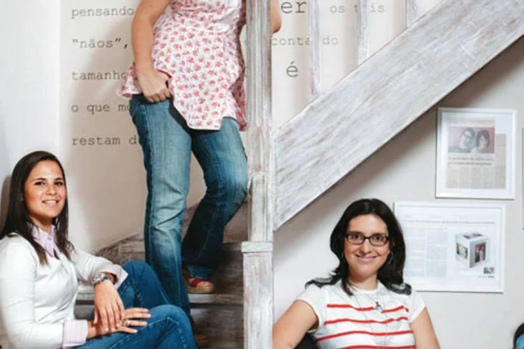 Fernanda Lancelotti, da Dreams e as funcionárias Fernanda Telhada e Lia Hama (Daniela Toviansky/EXAME PME)