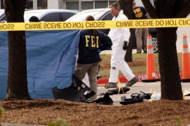 FBI isola local de ataque no Texas: é a primeira vez que o grupo extremista sunita reivindica oficialmente um ataque em um país ocidental (AFP/ Jared L. Christopher)