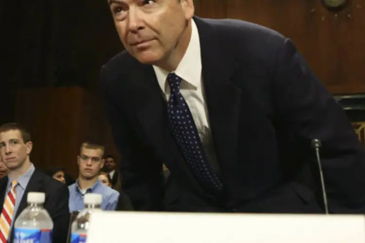 James Comey, nomeado para o cargo de diretor do FBI, se senta após depor perante o Comitê Judiciário do Senado no Capitólio, em Washington (Reuters/Gary Cameron)