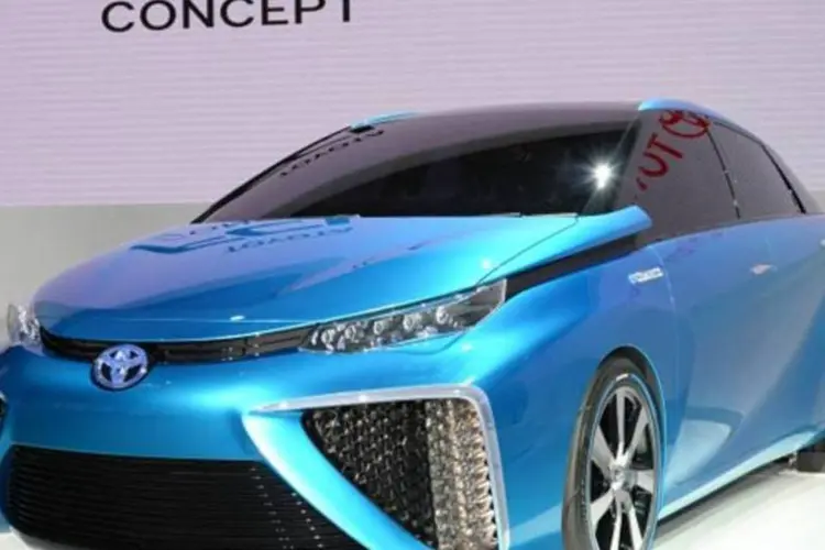 
	Toyota FCV: carro conceito que usa c&eacute;lulas de combust&iacute;vel hidrog&ecirc;nio recarrega em 3 min
 (Divulgação/ Tokyo Motor Show)