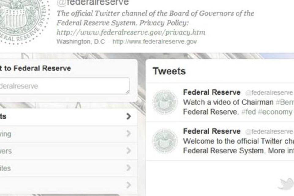 Fed estreia hoje conta no Twitter
