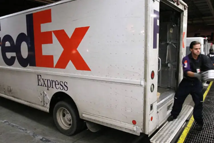 
	FedEx: acordo levaria a FedEx para o segundo lugar na Europa, atr&aacute;s da DHL
 (Getty Images)