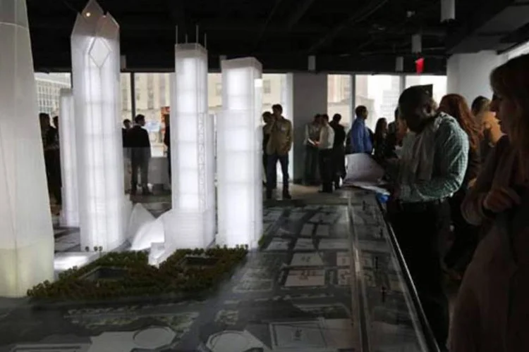 Feira de empregos realizada em Nova York. Contratações cresceram em outubro (Getty Images)