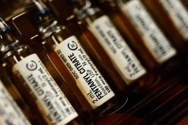 FENTANIL: opioide entre 50 e 100 vezes mais forte que a morfina que tem causado uma epidemia de overdose nos EUA (Getty Images/Getty Images)
