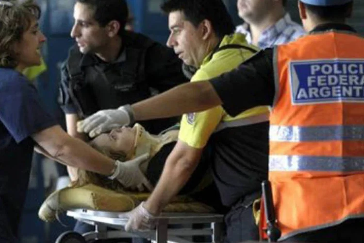 Há 675 feridos após o acidente na Argentina - cerca de 200 com gravidade (Juan Mabromata/AFP)