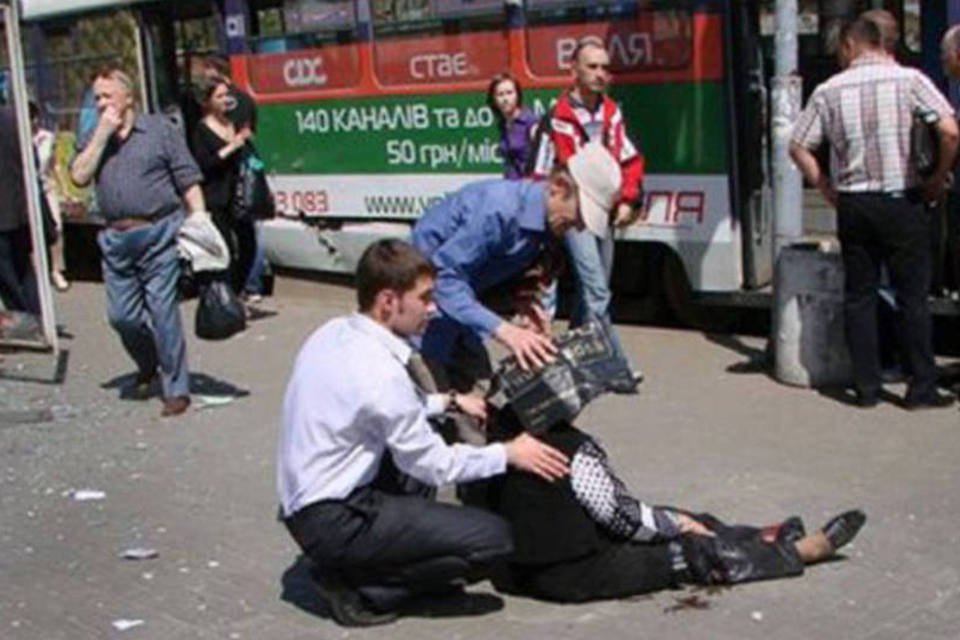 Explosões deixam 27 feridos na Ucrânia