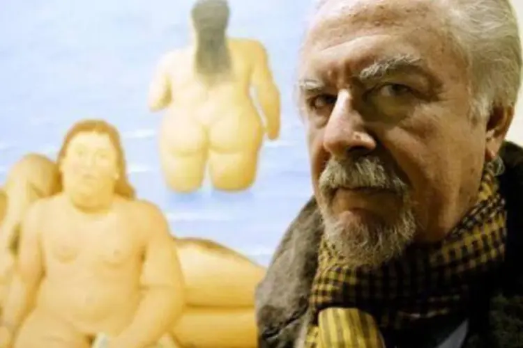 
	O pintor colombiano Fernando Botero: artista completa 80 anos
 (Paolo Cocco/AFP)