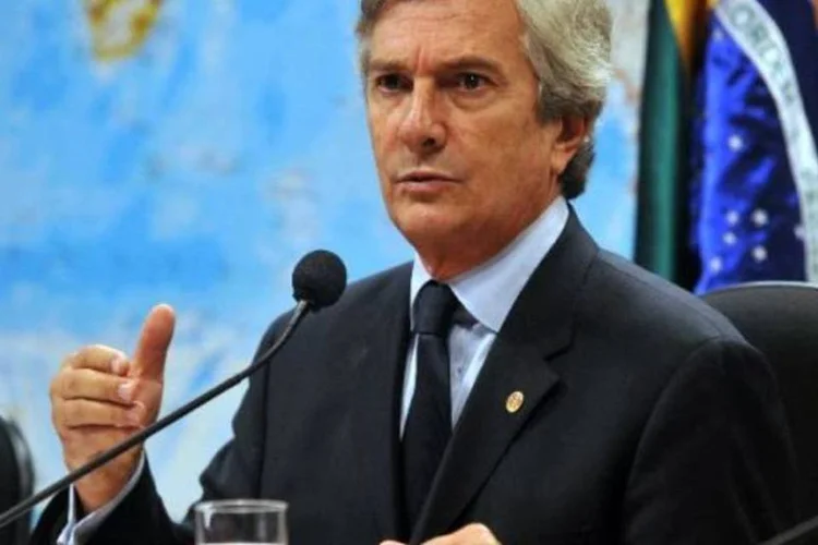 Collor: o senador é acusado de ter recebido dinheiro desviado de um esquema na BR Distribuidora (Antonio Cruz/ABr/Agência Brasil)