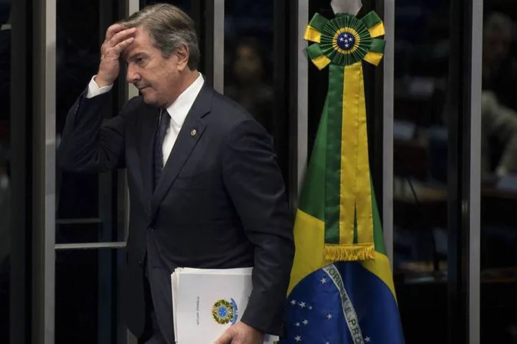 
	Fernando Collor: STF investiga o senador por suspeita de receber propina do esquema de corrup&ccedil;&atilde;o descoberto pela Lava Jato
 (Marcelo Camargo/Agência Brasil)