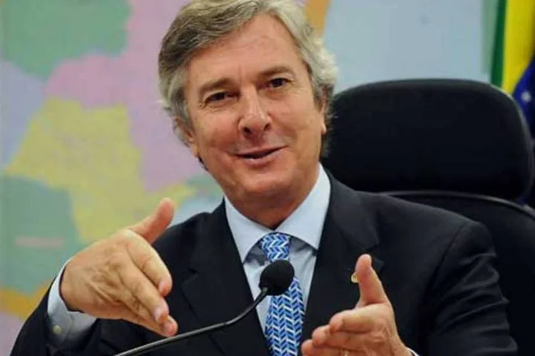 
	O senador Fernando Collor: antes de o caso subir para o Supremo, em 2006, Collor foi interrogado pela Justi&ccedil;a alagoana
 (Antonio Cruz/Agência Brasil)