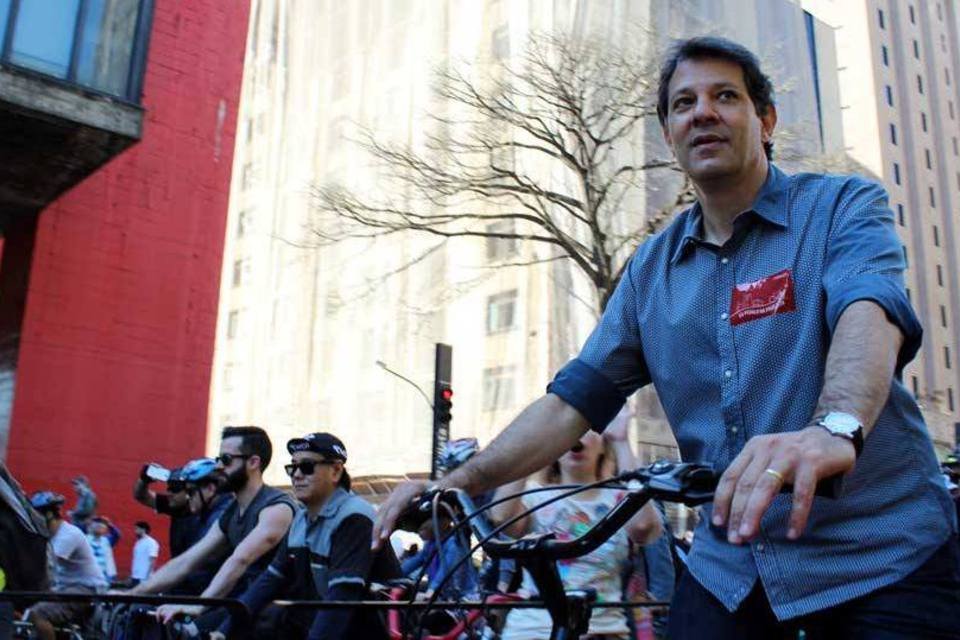 Haddad diz que pedestres e ciclistas "sabem se resolver"