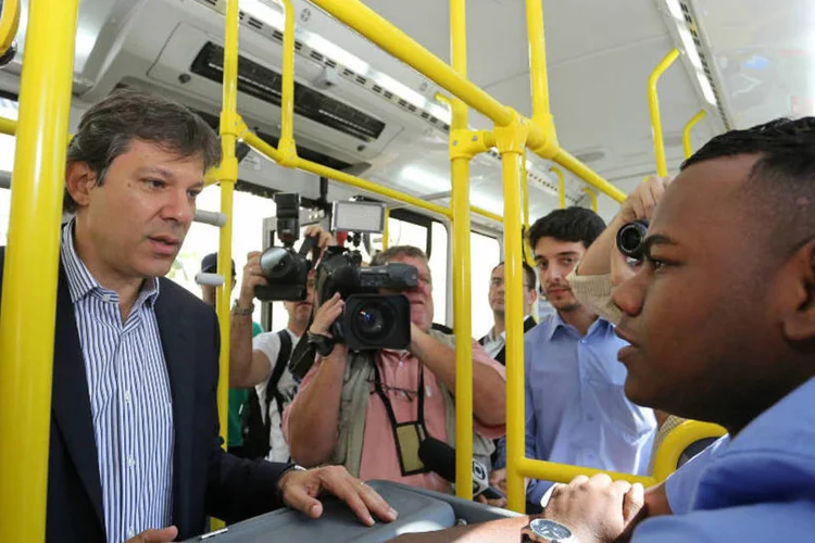 
	Haddad: &quot;nossa expectativa &eacute; que esse estudo nos d&ecirc; o embasamento do edital de licita&ccedil;&atilde;o&quot;, afirmou
 (Fabio Arantes/SECOM)