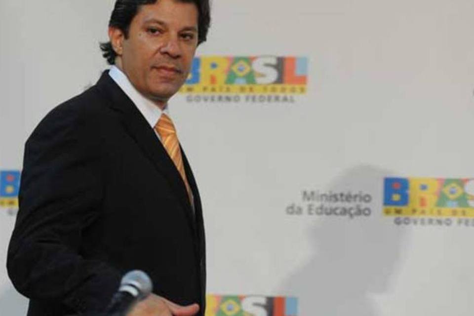 Fernando Haddad, ministro da Educação: para ele, dois exames resolvem os problemas do Inep (Fabio Rodrigues Pozzebom/AGÊNCIA BRASIL)