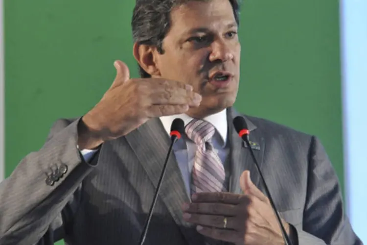 Haddad disse também que o plano de metas estabelecido pela gestão de Gilberto Kassab ficou "aquém do razoável"   (Elza Fiúza/Abr)