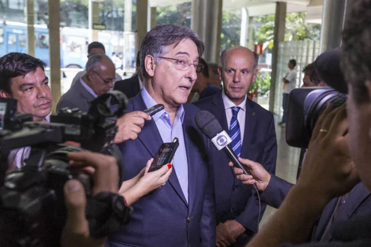 
	O governador de Minas Gerais, Fernando Pimentel: no dia 10, Pimentel conseguiu que a reforma administrativa passasse pelo crivo dos deputados
 (Manoel Marques/Pimentel 13)