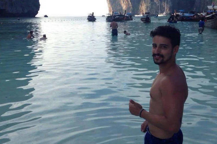 Fernando Vieira Campello na Indonésia: o jovem desapareceu na Ilha de Gili Trawangan (Reprodução/Facebook/Fernando Vieira)