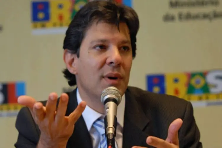 Fernando Haddad, ministro da Educação: PNE estabelece metas para a década (Divulgação/AGÊNCIA BRASIL)