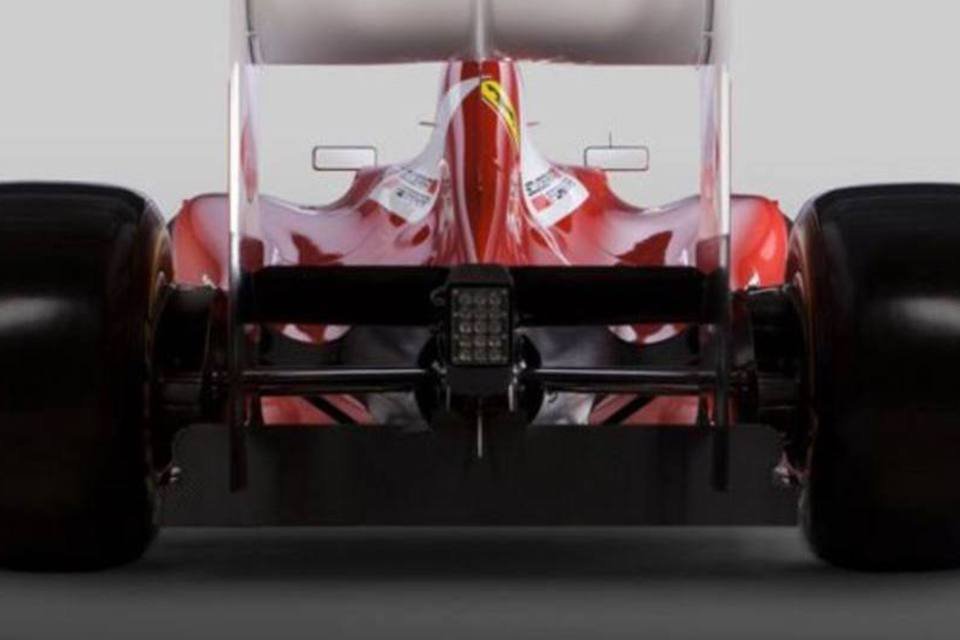 As imagens do F2012, o novo carro da Ferrari na Formula 1