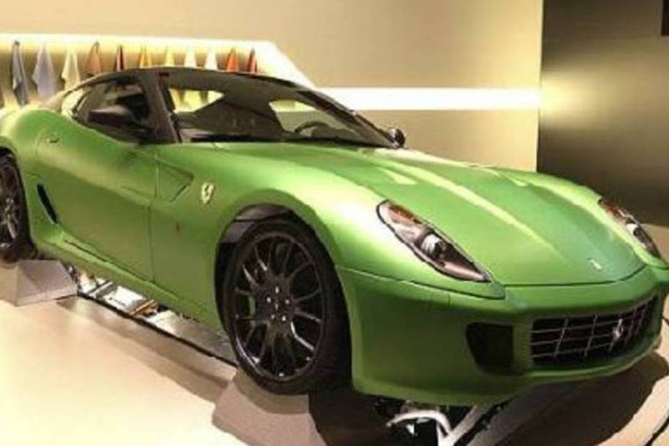 Já viu uma Ferrari verde?
