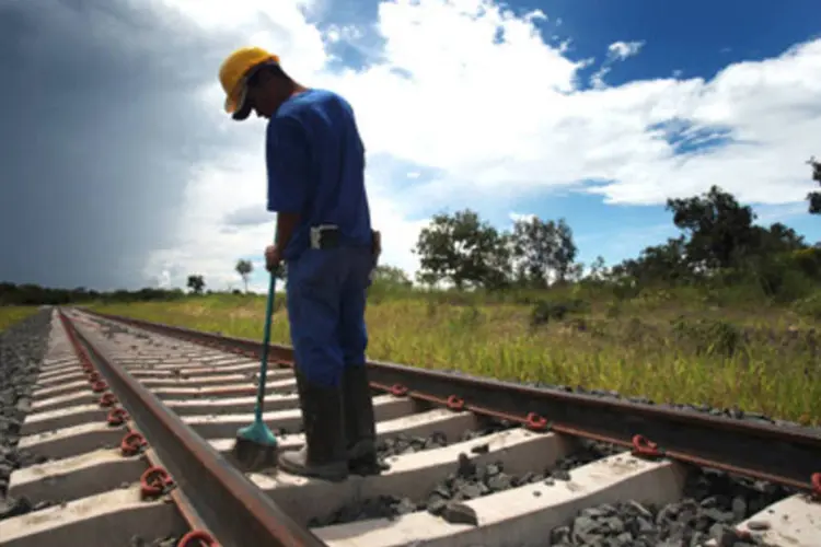 Ferrovia Norte-Sul: a expectativa é realizar o leilão em 15 de fevereiro de 2018 (Manoel Marques/VEJA)